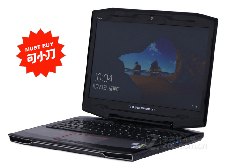 雷神911跑车笔记本，游戏本15.6寸，