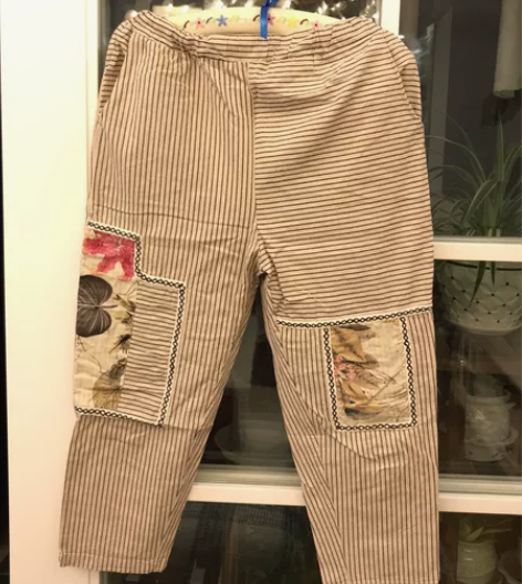 棉麻裤，前后都有口袋，全新 感兴趣的话给我...