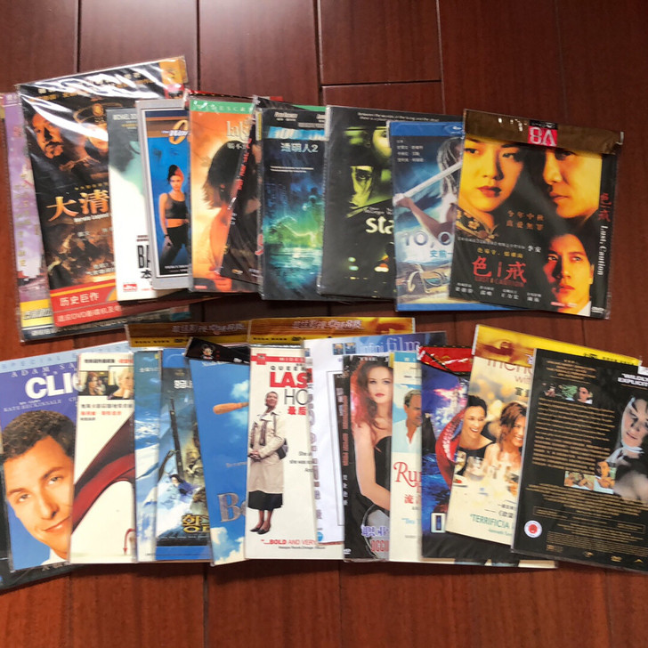 全新正版DVD中外经典影片每张20元，全部...