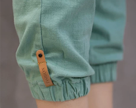 束脚裤女棉麻裤2021夏装新款韩版宽松百搭...