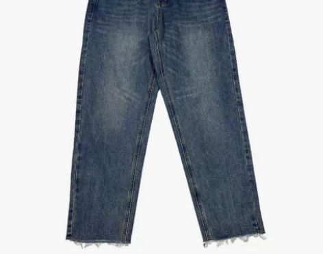 2022经典复古直筒长裤休闲裤弹力中腰百搭...