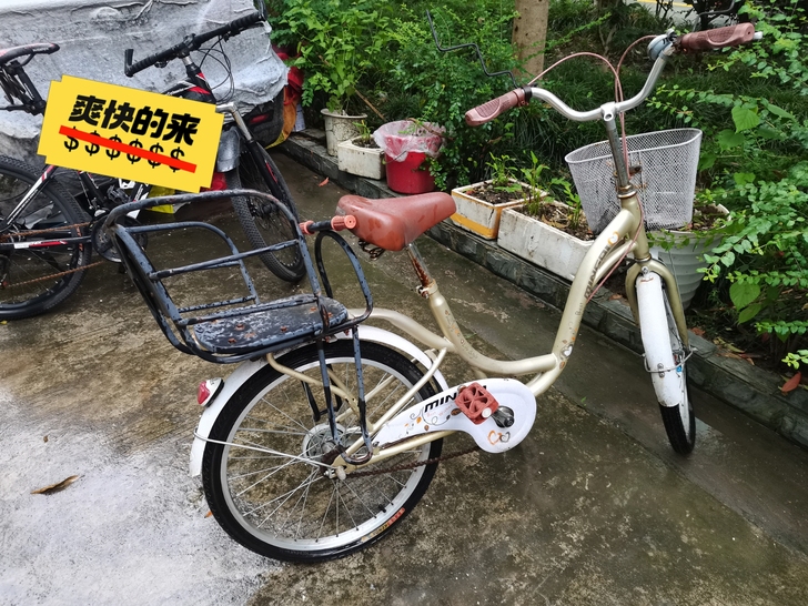 女士自行车，买来没怎么骑过！很好骑！落灰中...