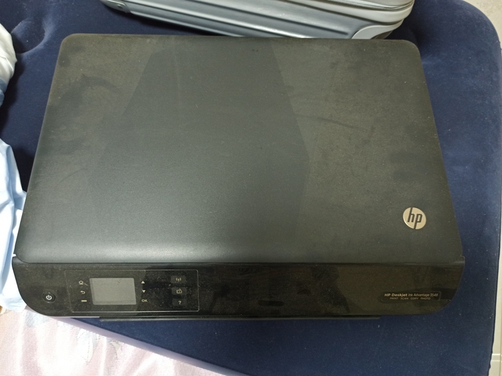 家中一台闲置的惠普打印机，提醒一下喷墨的，...