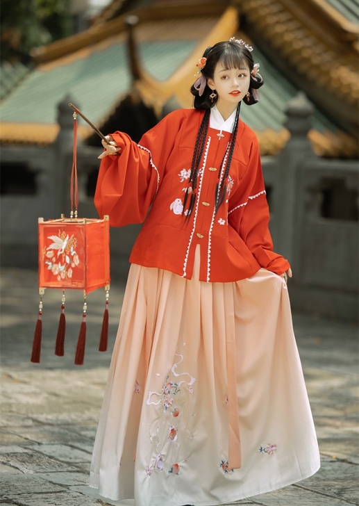 茗月宣家的蟠桃兔带吊牌和飞机盒，送汉服兔子...