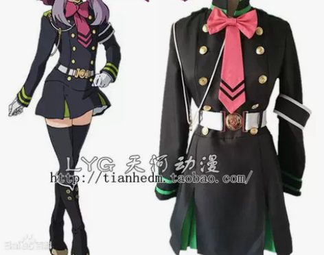 终结的炽天使cos服 柊筱娅cos服 感兴...