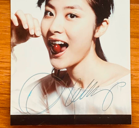 包邮Kelly陈慧琳香港亲笔签名相片照片正...