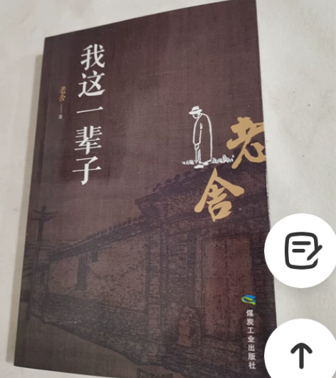 我这一辈子老舍散文集 散文随笔现当代文学 ...