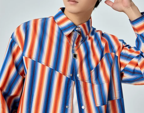 上序SHANG XU 亮色条纹衬衫