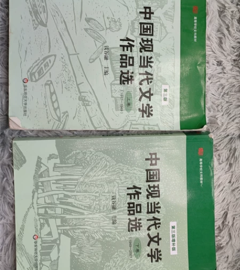 中国现当代文学作品选钱谷融上下卷 感兴趣的...