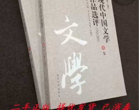 现代中国文学作品选评AB卷1918-200...
