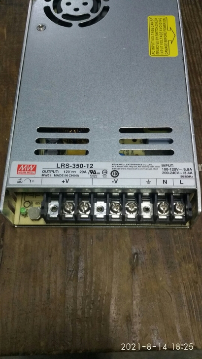 明纬电源。 LRS350-12，改可调电源...