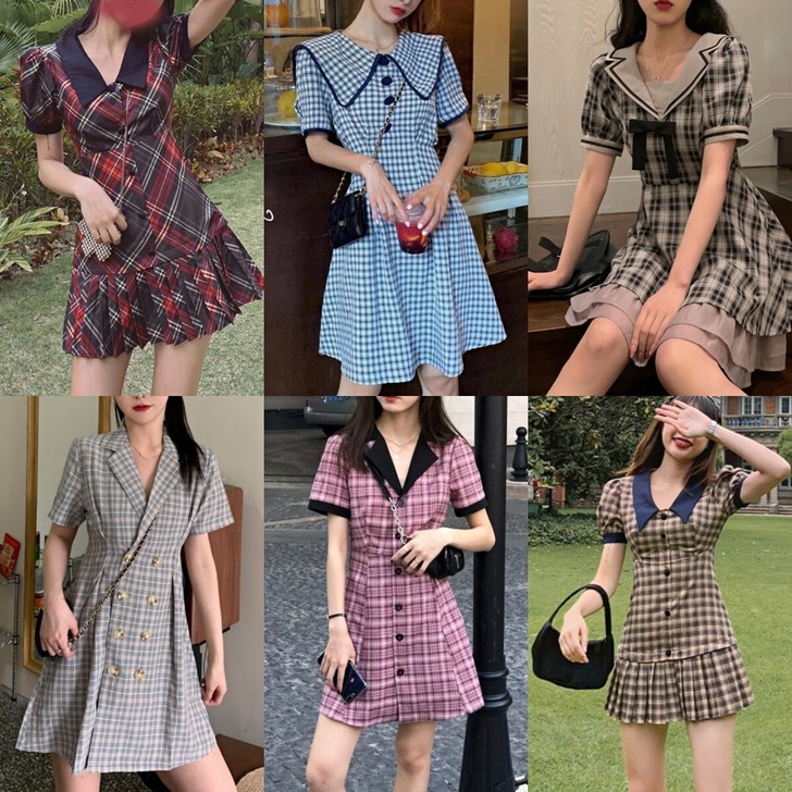 【法式连衣裙】轻熟风收腰仙女裙显瘦2021...
