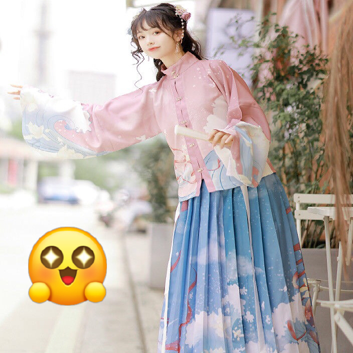 求购出社汉服大鱼海棠,上粉下蓝...#诚心...