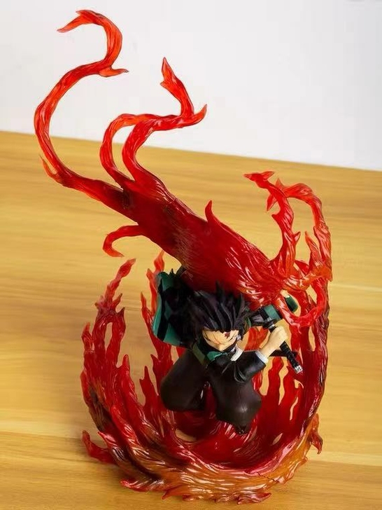 【最新灶门炭治郎优质手办】景品手办战斗版鬼...