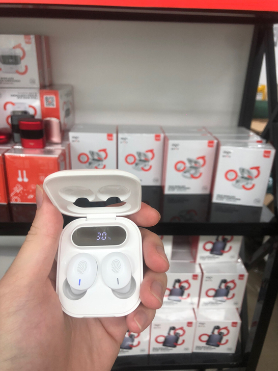 爱国者新款隐形豆式降噪蓝牙耳机真无线音乐运...