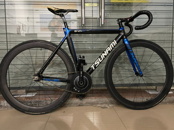 死飞50碳，一对！后ridea瑞宜达，前陶...