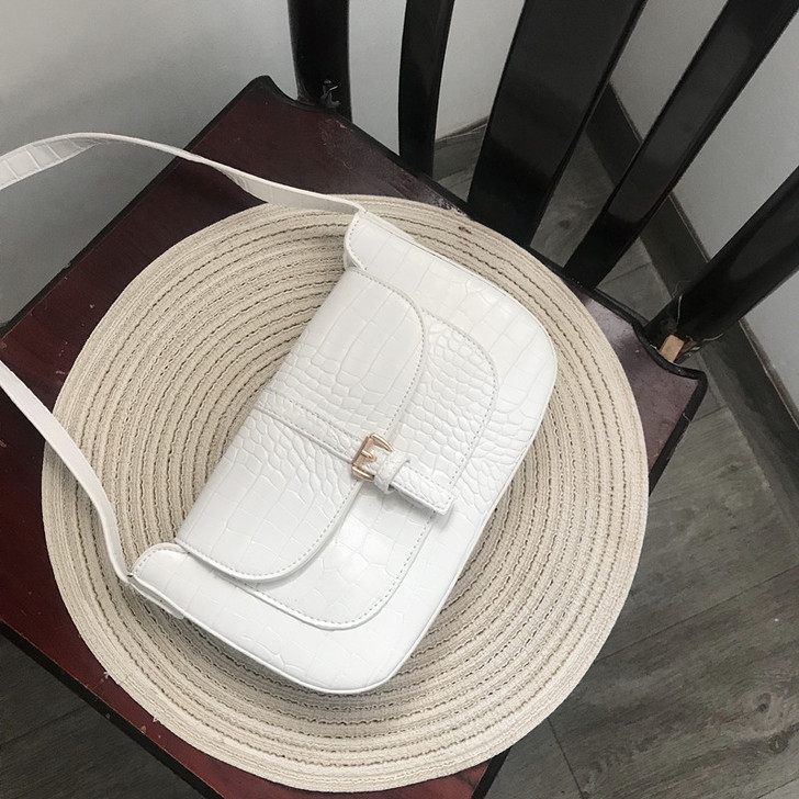 夏季牛油果绿复古小众设计单肩包包女2019...