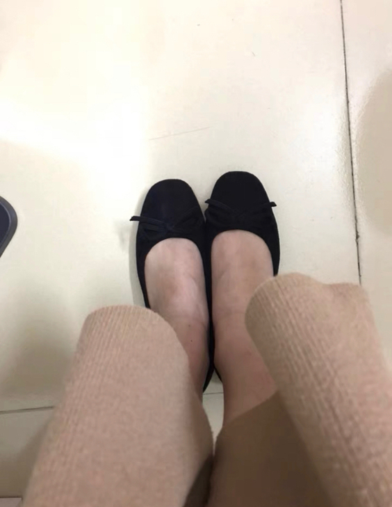 黑色甜美韩版蝴蝶结圆头浅口芭蕾平底单鞋(黑...