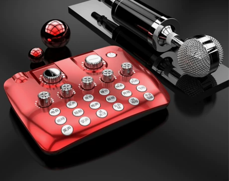 雅兰仕F9声卡唱歌手机专用套装喊麦通用快手...