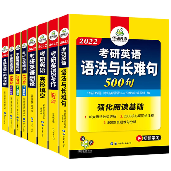备考2022年华研外语考研英语一阅读理解完...