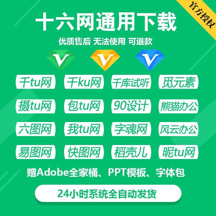 千图网vip会员包图网千库网vip会员熊猫...