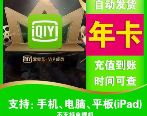 爱奇艺vip会员12个月 爱 奇 艺会员一...