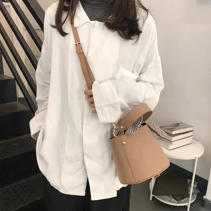 水桶包 手提包  斜挎包  日韩简约女包 ...