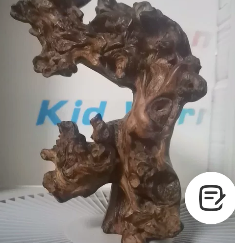 木雕一枚，家里父辈自己做的，天然造型。 非...