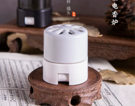 便携式电子熏香炉旋转插头香熏炉沉香檀香香粉...