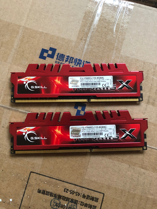 芝奇 ddr3 2133 4gx2 8g连...