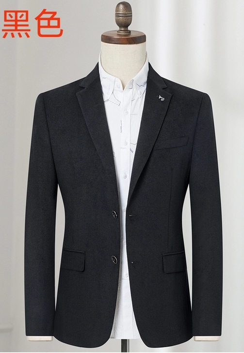 羊毛西装合集男士冬季修身羊毛呢单西青年休闲...