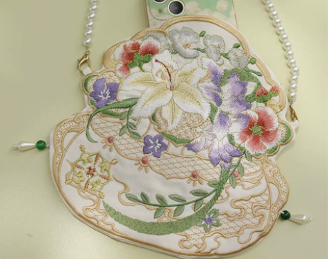 【代拍】黎落阁 花篮包 汉服包包 标价就是...