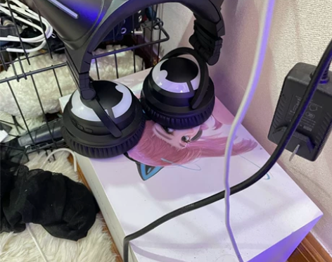 【礼遇价】妖舞猫耳耳机头戴式蓝牙电脑可爱少...