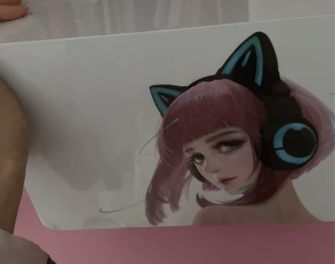 妖舞猫耳耳机3G 全新未拆包装膜还在 粉色...