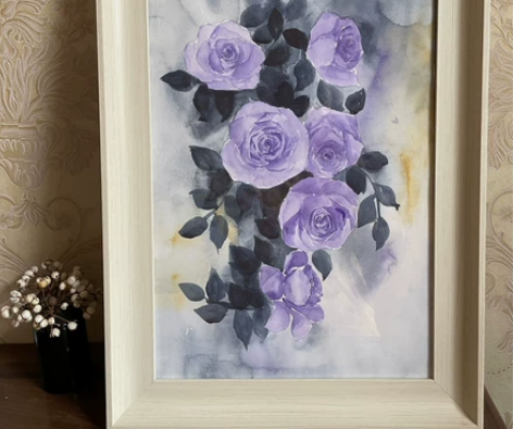 水彩画，8开，70包邮原图拍摄，所见即所得...