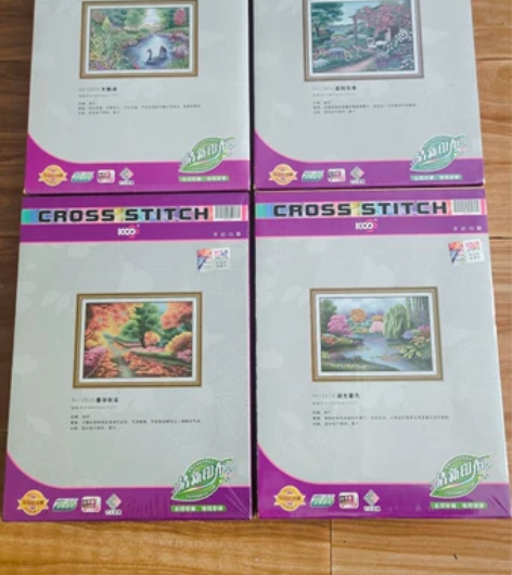 KS十字绣全新未拆封，一套不单卖 天鹅湖，...