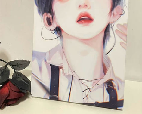 无框画，陶冶情操，放松心情，极简可爱 感兴...