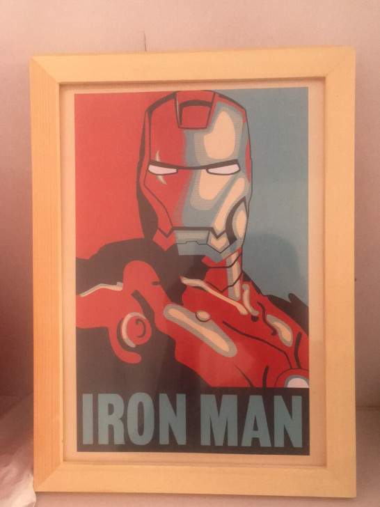 漫威钢铁侠复仇者联盟手办装饰画