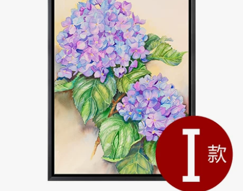 墙蛙 繁花集 油画壁画挂画墙画现代简约无框...