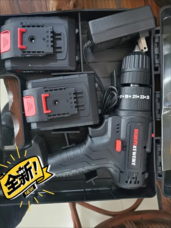 闲置一套全新进口288vF冲击电钻一电一充...