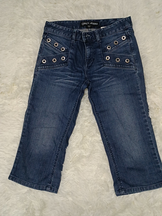 闲置七分牛仔裤~品牌型号 ONLY 155...