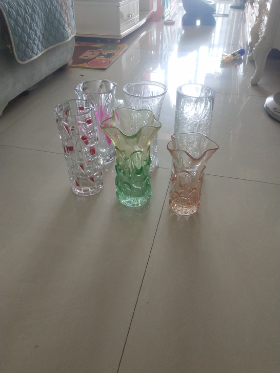 花瓶低价处理,花店拆不干了,剩下库存,(花...