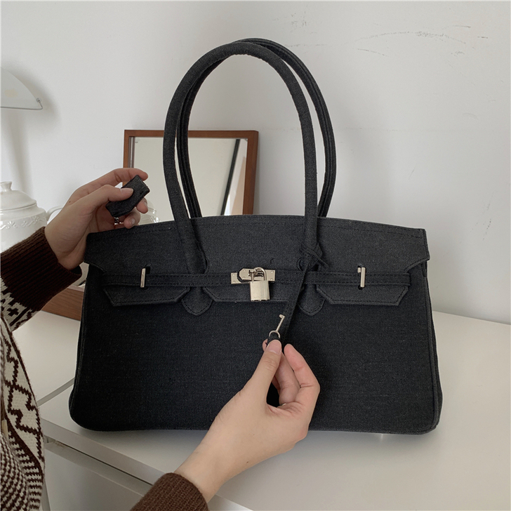 小众设计运动风ins帆布包大容量包包女20...