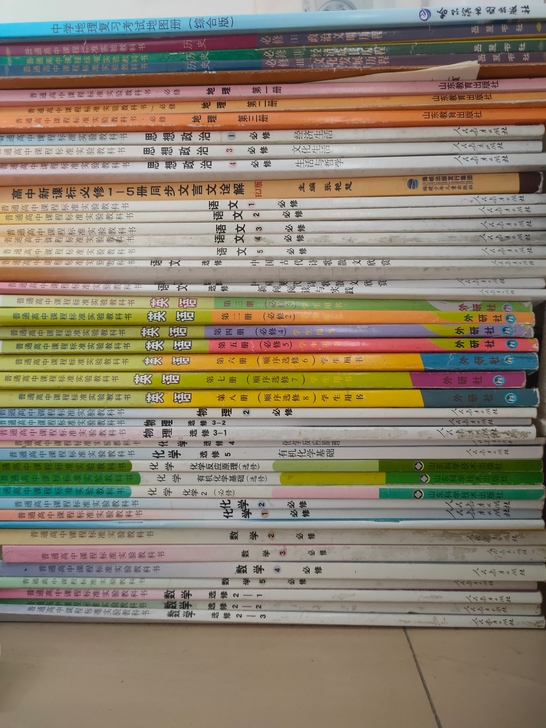 高中课本 历史 地理 政治