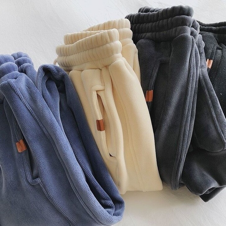 秋冬2020新款宽松韩版加绒加厚雪尼尔运动...