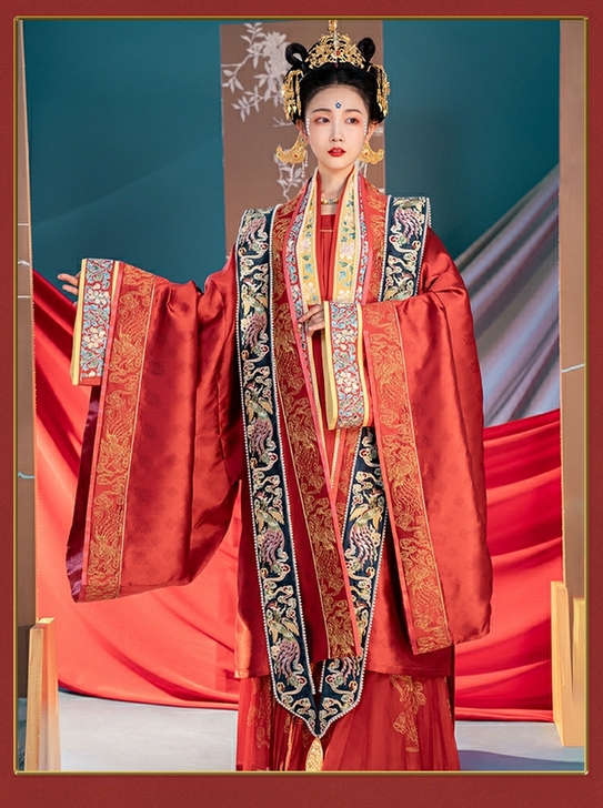 重回汉唐子衿婚服全新全新!借楼汉尚华莲十三...