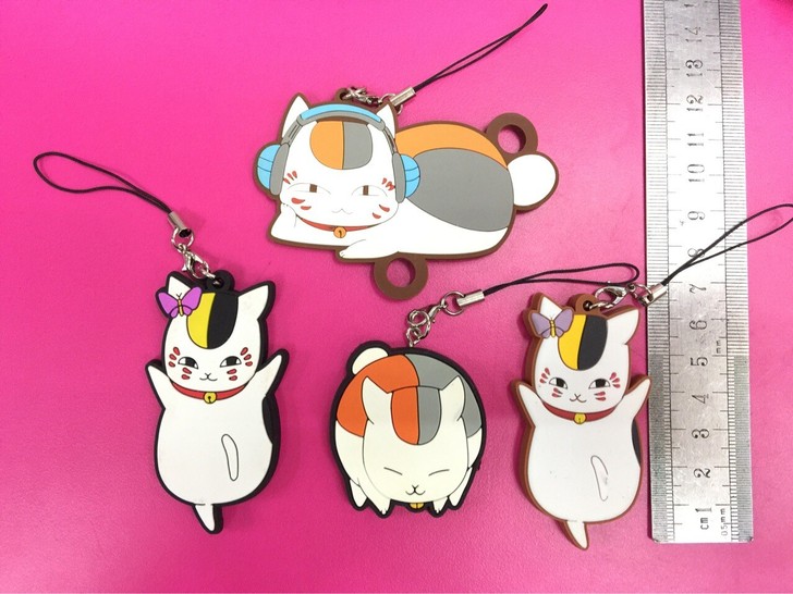 日单正版散货 夏目友人帐 猫老师 猫 橡胶...