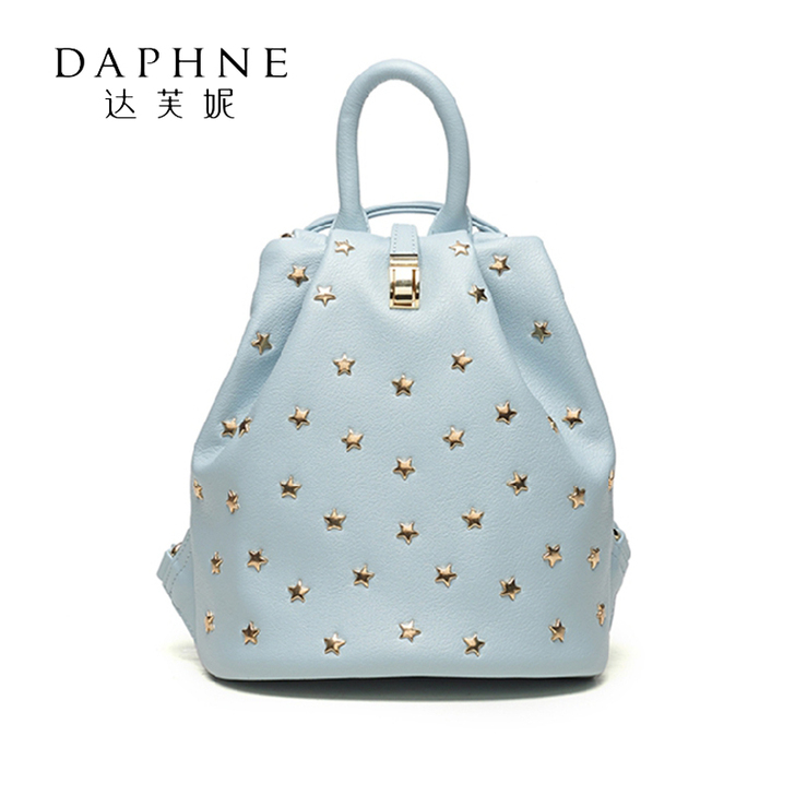 Daphne/达芙妮潮流简约休闲铆钉女大双...