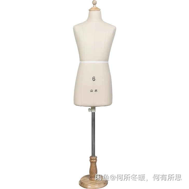 山木儿童半身裁剪女人台板房设计服装模特架人...