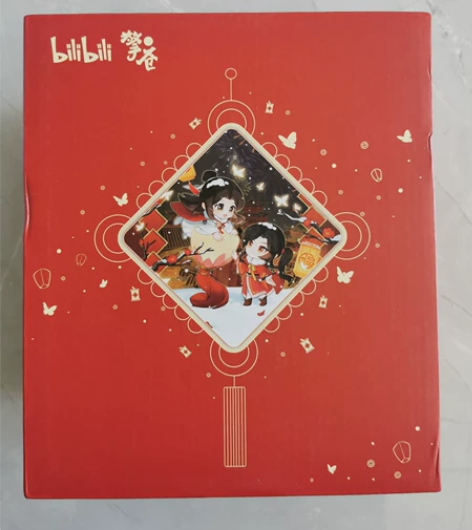 擎苍天官赐福手办展示盒 微瑕疵,见图 可小刀